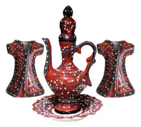 Çini İbrik 3'lü Set