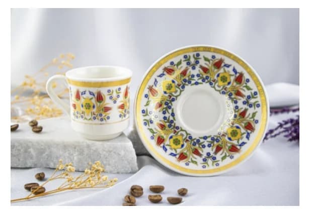Çini Kahve Fincan Takımı 0108
