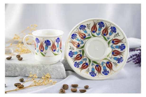 Çini Kahve Fincan Takımı 0114