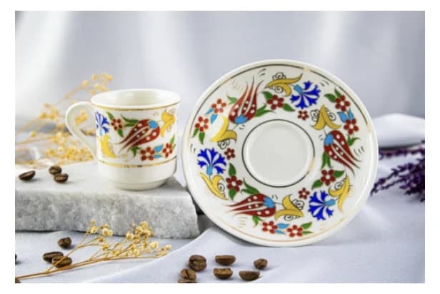 Çini Kahve Fincan Takımı 0116