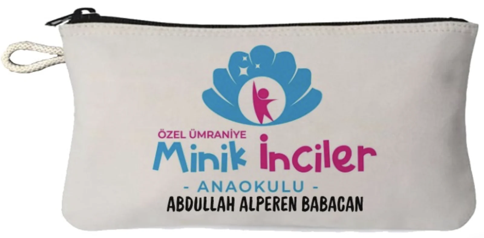 Logo Baskılı Ham Bez Kalemlik