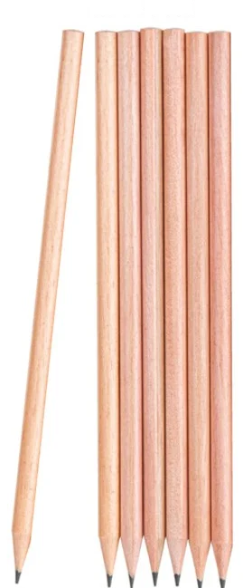 Yuvarlak Naturel Kurşun Kalem