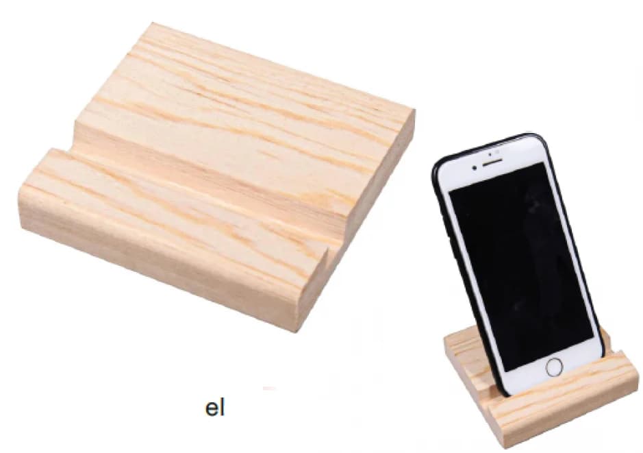 Ahşap Telefon Standı