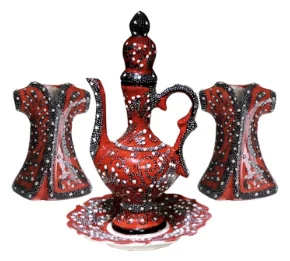 Çini İbrik 3'lü Set