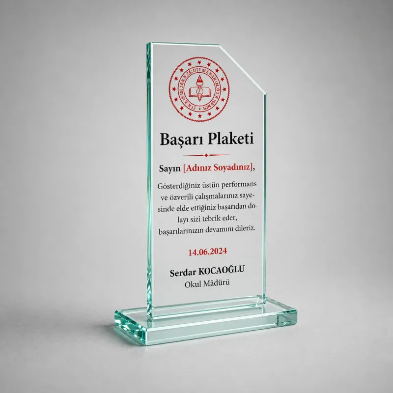 Kristal Plaket K-210