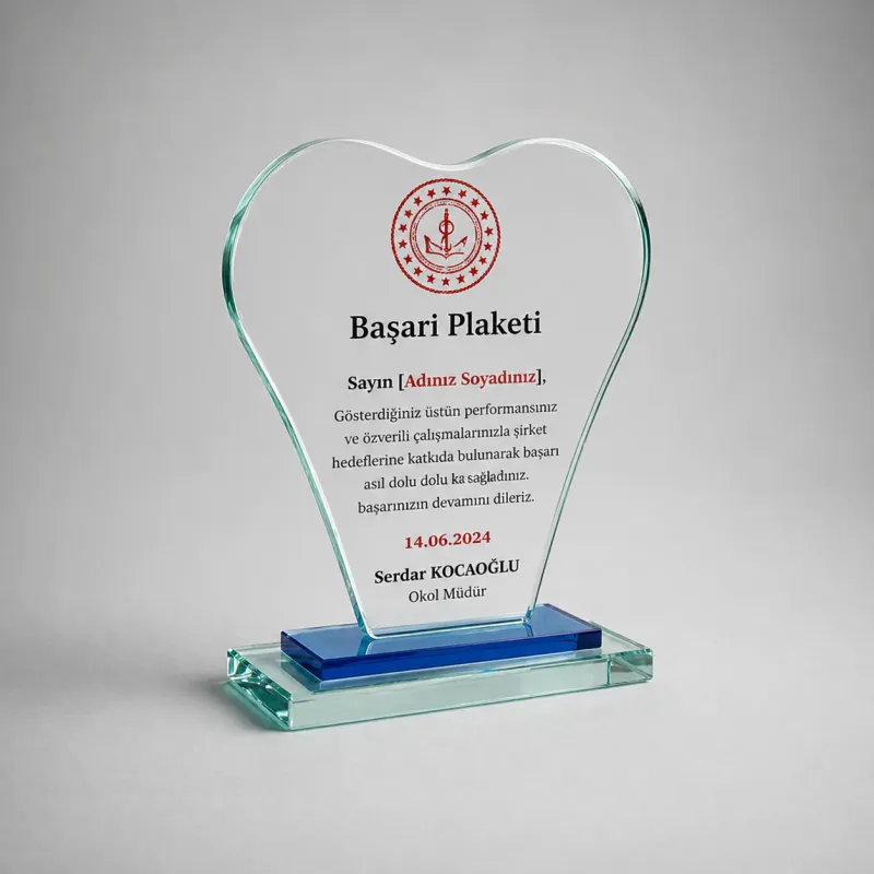Kristal Plaket K-220