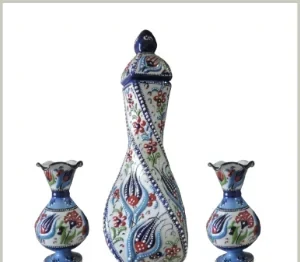 Küp Vazo 3'lü Set