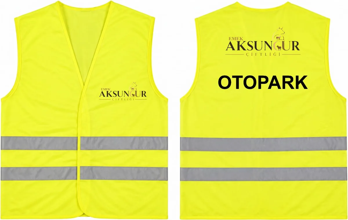 Baskılı Reflektörlü Yelek
