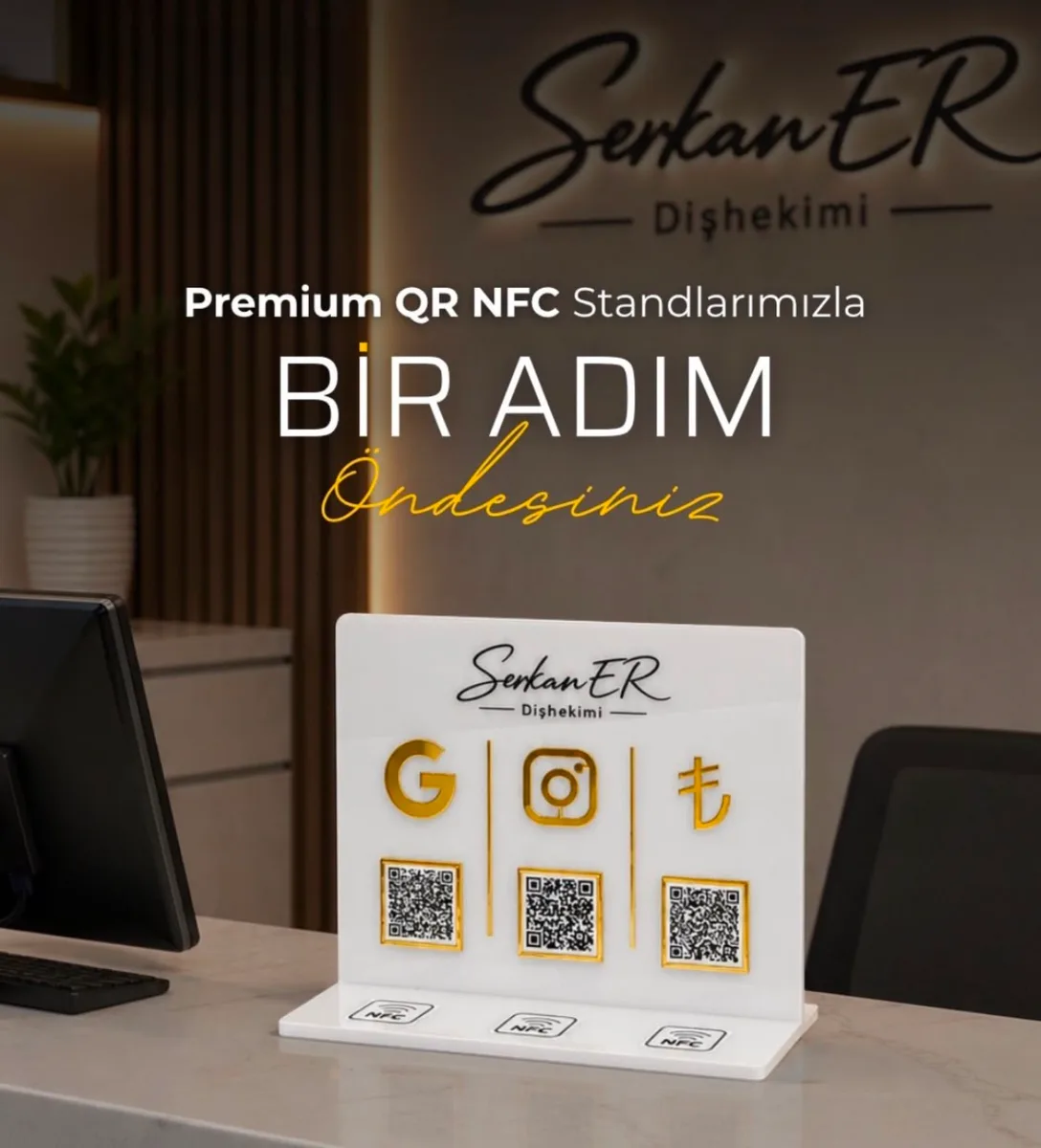 QR Kodlu Masa Standı
