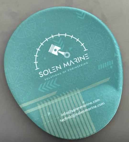 Oval Baskılı Mouse Pad